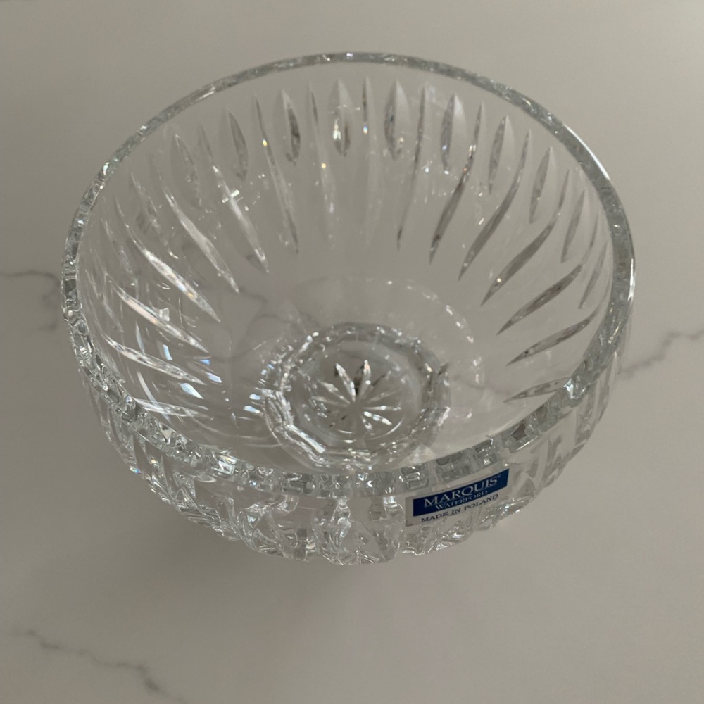 Waterford Marquis SHERIDAN PATTERN Centerpiece or Serving Bowl Made In Poland - Picture 3 of 11